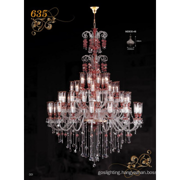 Classic Ornate Big Crystal Chandeliers Pendant Lamps (MD635-48)